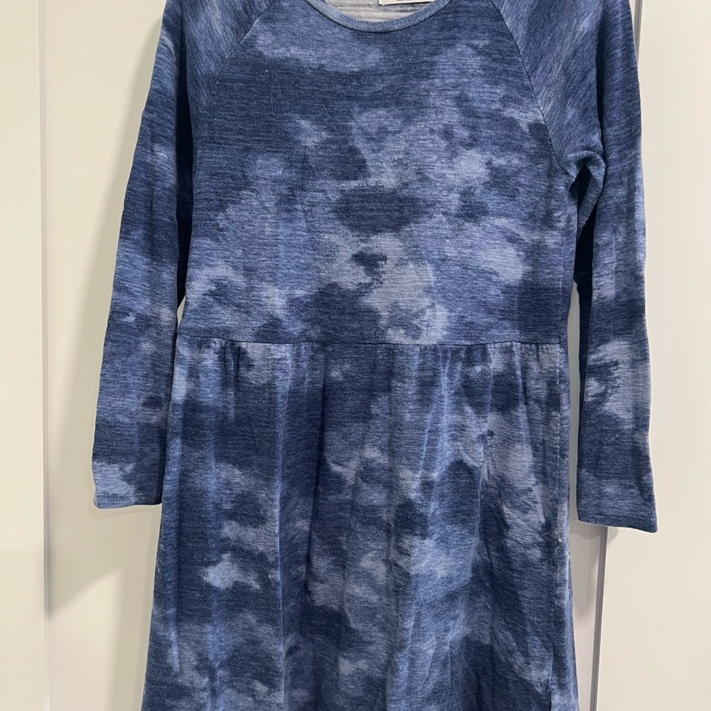 Old Navy Kids Blue Camouflage dress